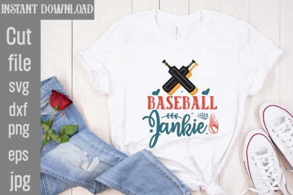 Baseball Jankie SVG Graphics for T-Shirt Designs