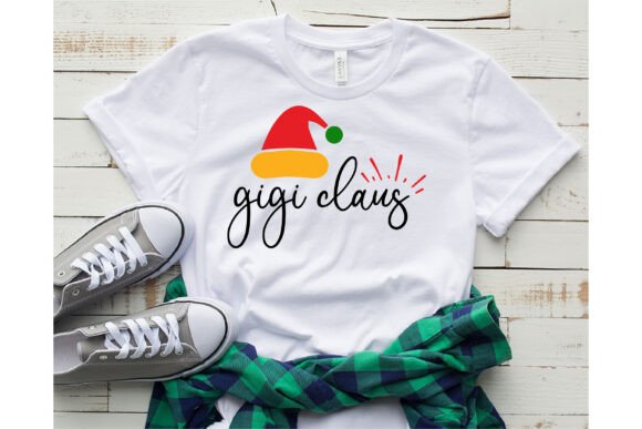 Gigi Claus Graphics for T-Shirt Designs