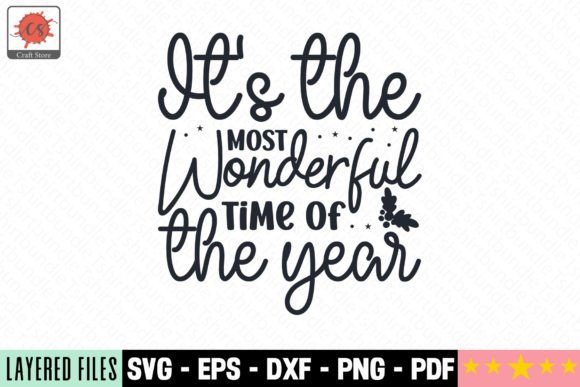 It's the Most Wonderful Time Craft SVG