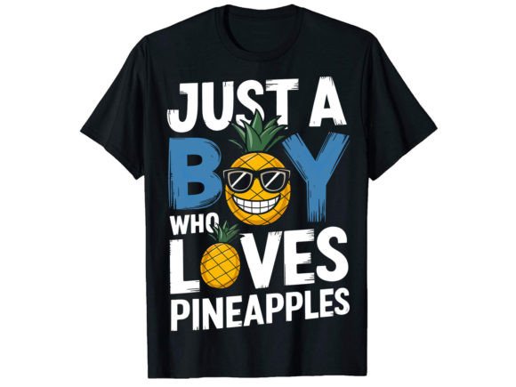Just a Boy Who Loves T-Shirt Design Graphics & T-Shirt Designs