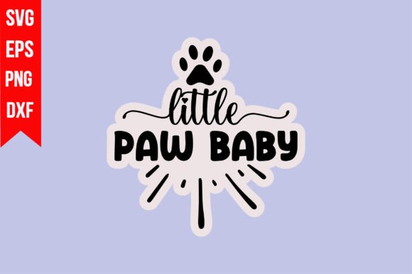 Little Paw Baby Graphics for T-Shirt Designs