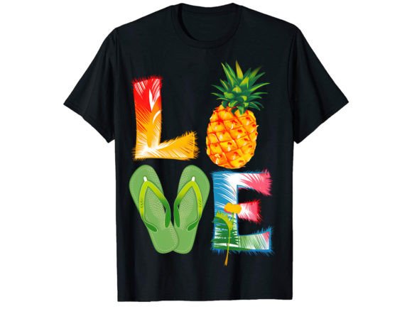 Love Pineapple T-Shirt: Graphics for T-Shirt Designs