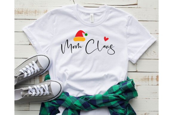 Mom Claus Graphics & T-Shirt Designs