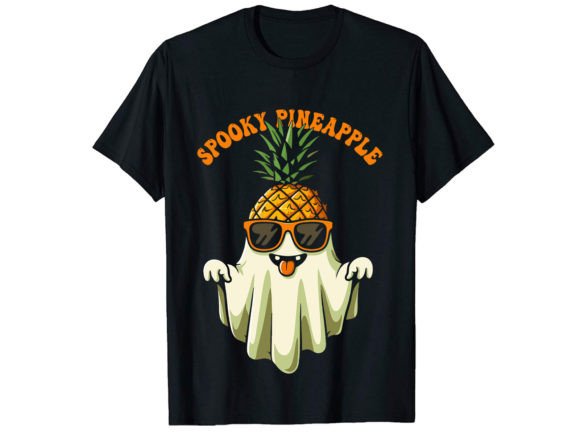Spooky Pineapple T-Shirt Design: Graphics Review