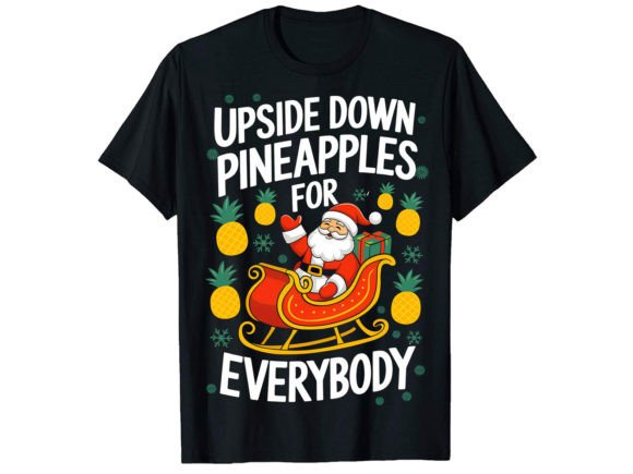 Upside Down Pineapple for T-Shirt Design