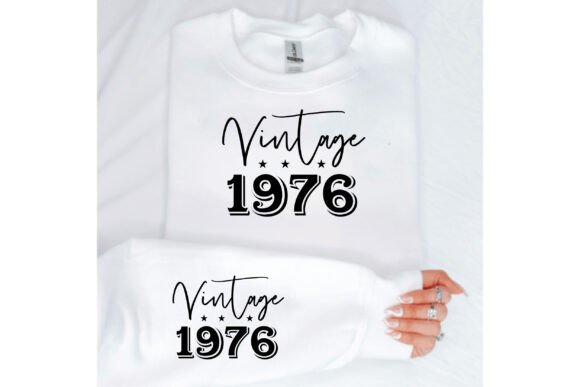 Vintage 1976 Graphics for T-Shirt Designs