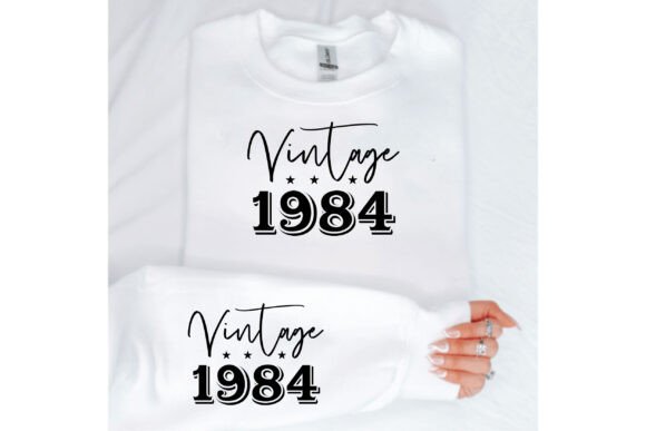 Vintage 1984 Embroidery Design