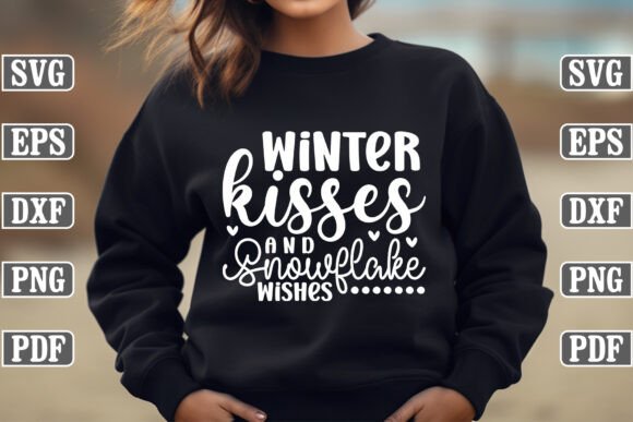 Winter Kisses and Snowflake Wi Craft SVG